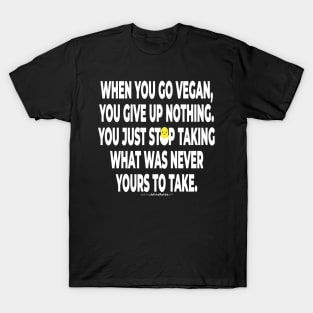 Vegan Activist Graphics #takingblindfoldsoff 26 T-Shirt